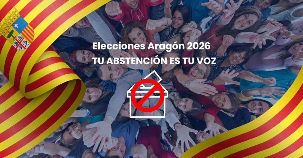 Campaña abstencion elecciones aragon