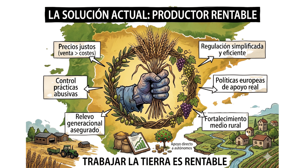 Trabajar la tierra debe ser rentable