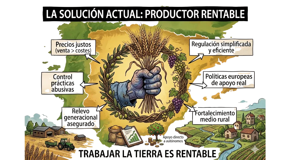 Trabajar la tierra debe ser rentable