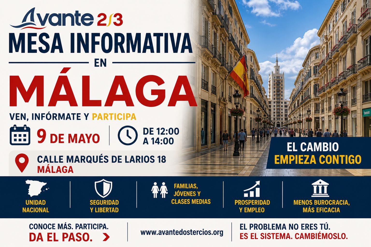Mesa informativa Málaga