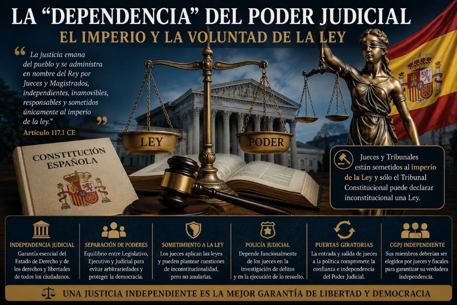 La dependencia del poder judicial