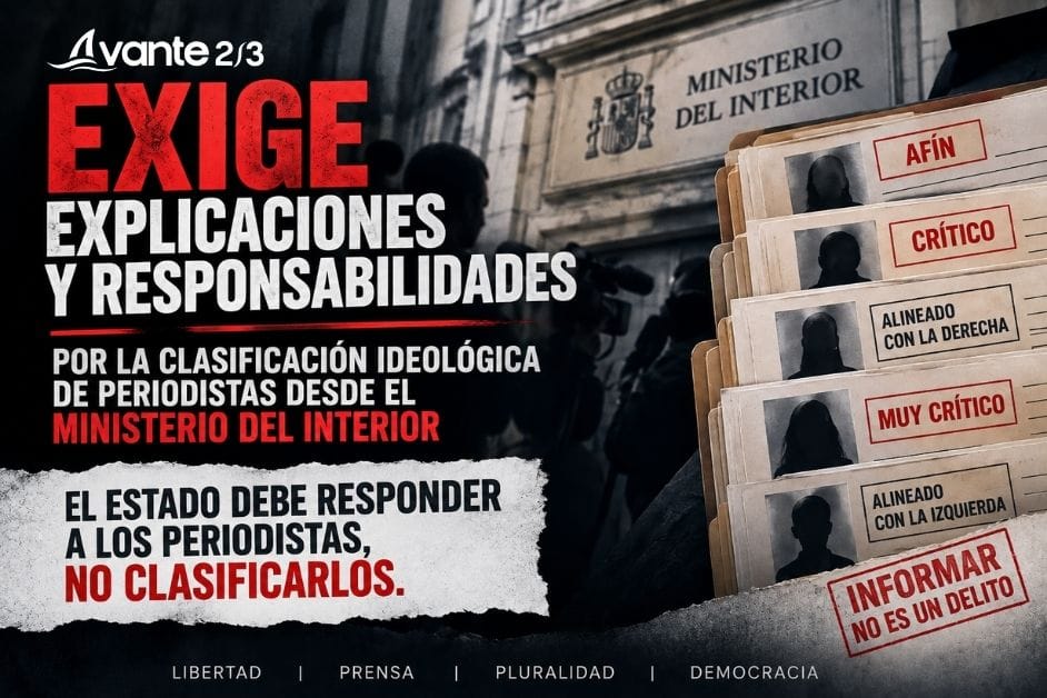 Lista de periodistas ministerio del interior